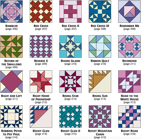 Traditional Quilt Pattern Names